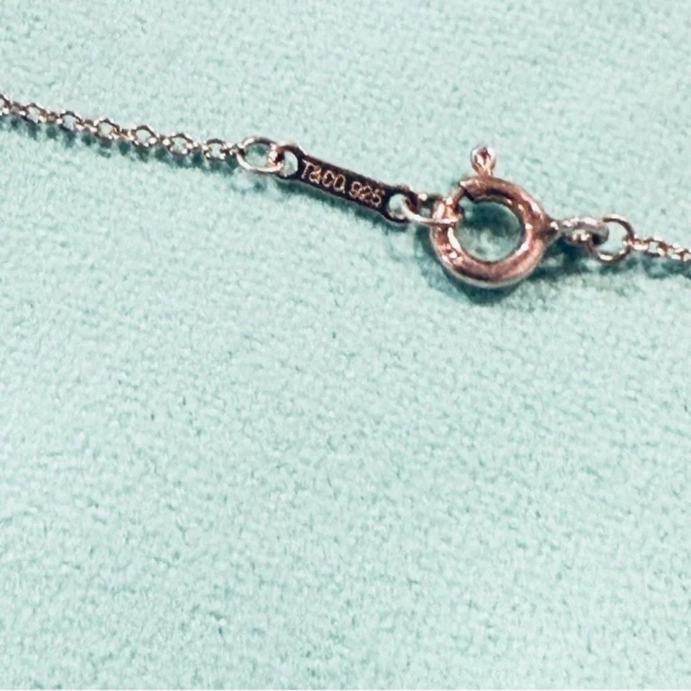 🔥FLASH SALE 🔥Elsa Peretti Small Open Heart Necklace Sterling Silver 925 ✨ - Picture 5 of 5